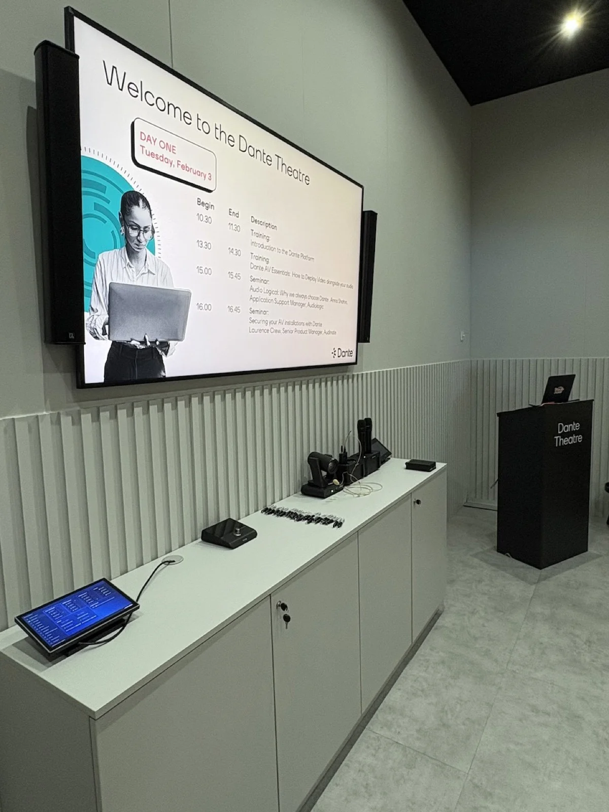 Audinate – Dante Theater, ISE – nanoblue Referenzen (3/3)