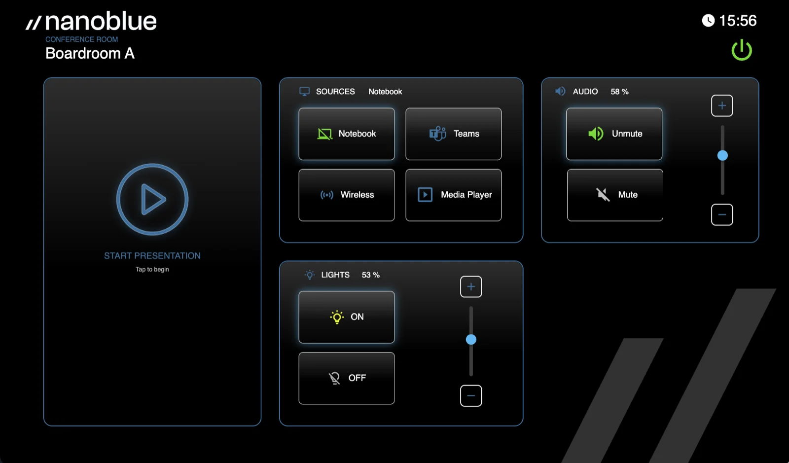 nanoblue Interactive UI