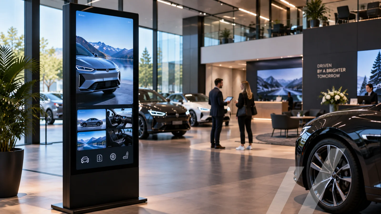 Stele / Kiosk – fertig konfiguriertes nanoblue AV-Paket (Digital Signage)